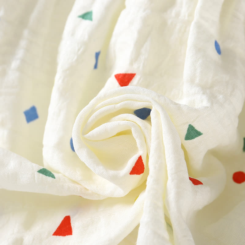 Vestito estivo bianco con maniche a volant per bambina - image 11