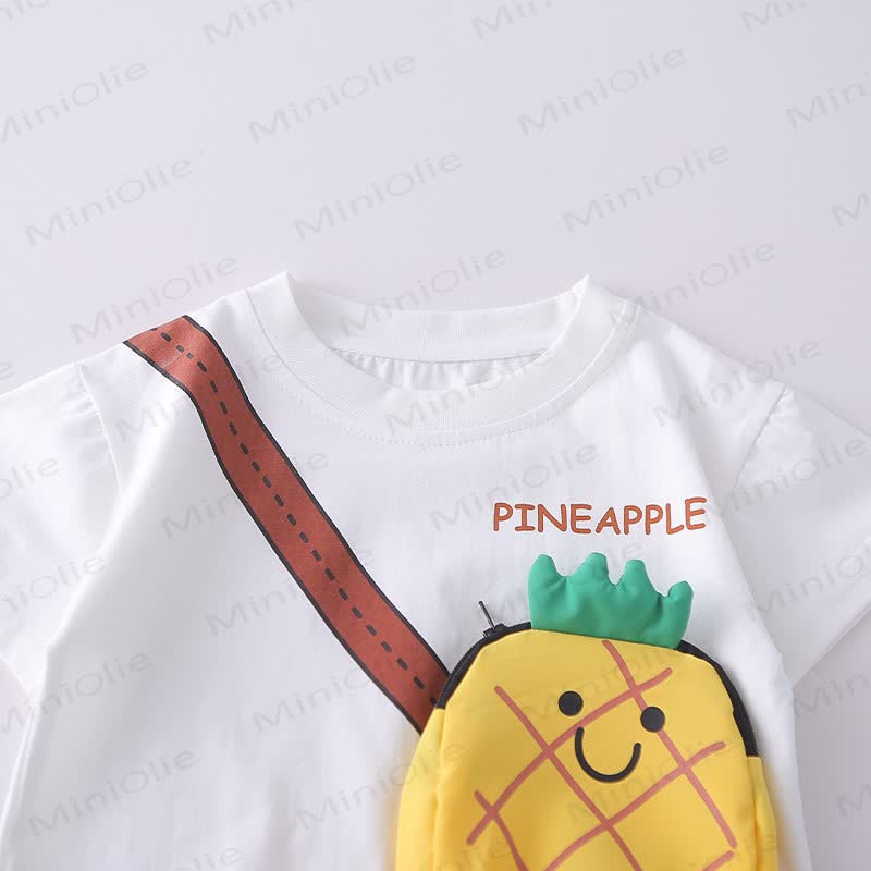 Completo da bambino composto da maglietta con stampa di cartoni animati e pantaloncini di jeans. - image 5