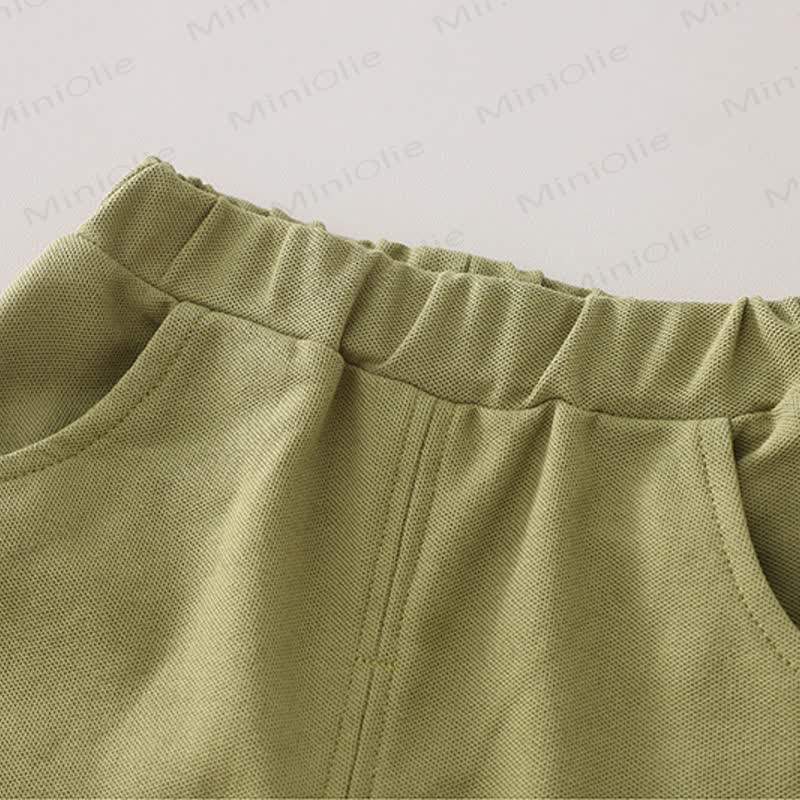 Completo da bambino con polo e pantaloncini della collezione Dino, completo di borsa. - image 6