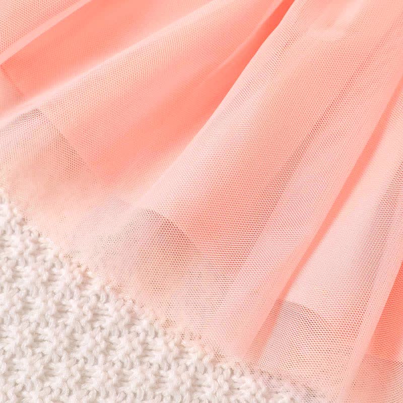 Set di vestiti in tulle con fiori dolci per bambina - image 6
