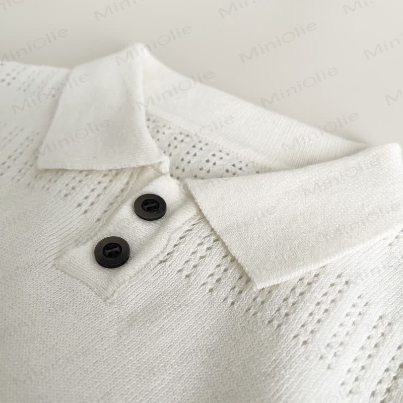 Completo da bambino composto da polo e pantaloni in maglia traspirante. - image 10