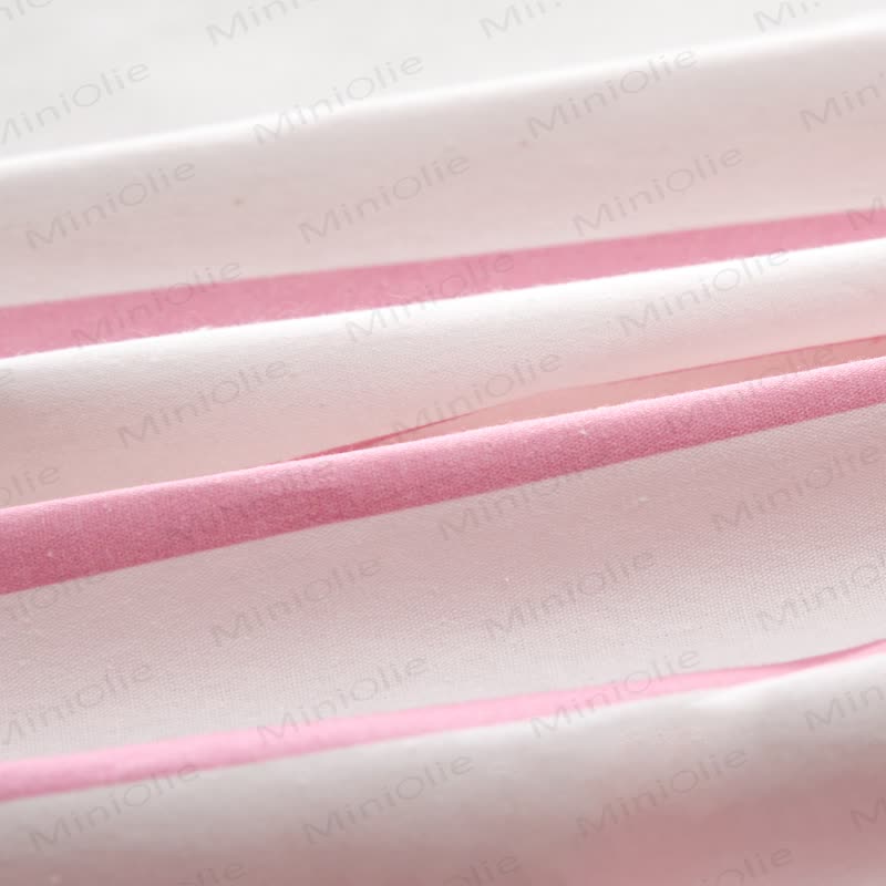 Mia zia è decisamente più cool di mio padre. Completo da bambina a 2 pezzi a righe verticali rosa. - image 3