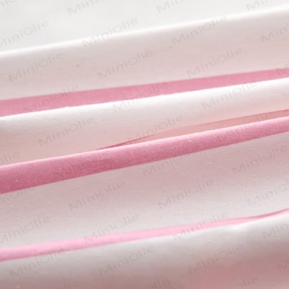 Mia zia è decisamente più cool di mio padre. Completo da bambina a 2 pezzi a righe verticali rosa. - image 3