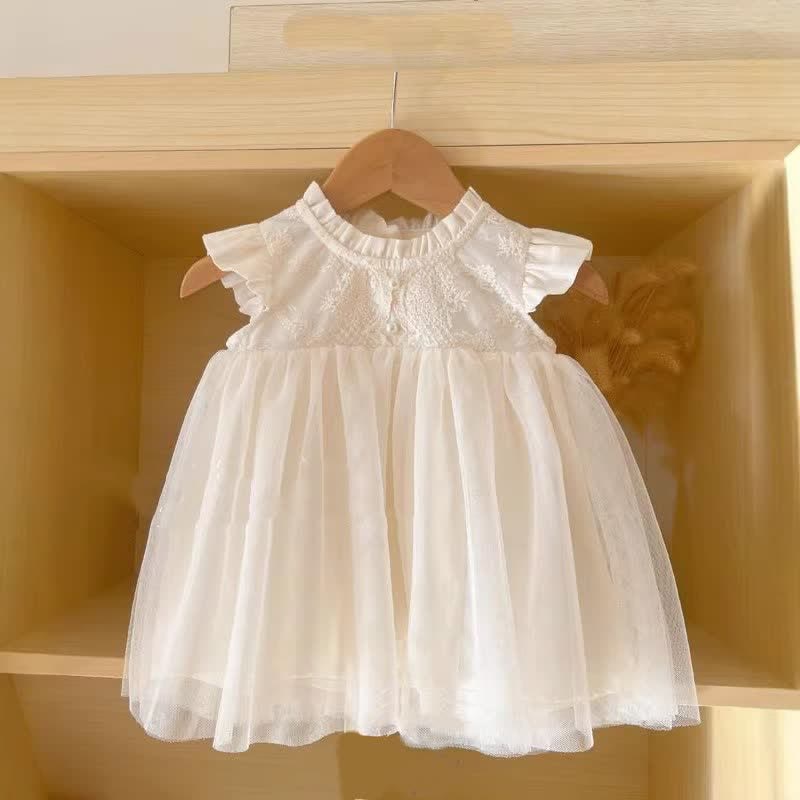 Vestito da principessa bianco per neonata - Bianco - 2-3T - image 1