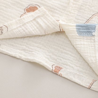 Set pigiama da 2 pezzi per neonato/a con stampa di coniglietto bianco. - image 8