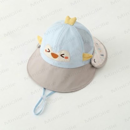 Cappellino protettivo dal sole per cuccioli di animale - Pinguino blu - 8M-3T - image 1