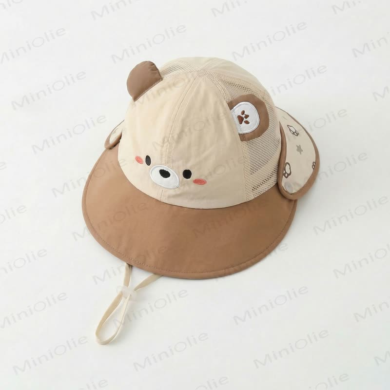 Cappellino protettivo dal sole per cuccioli di animale - Orso - 8M-3T - image 4