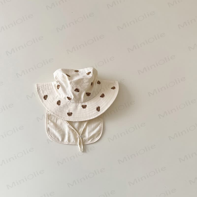 Cappello per la protezione solare di neonati/animali - Orso Bianco - 2-6T - image 10