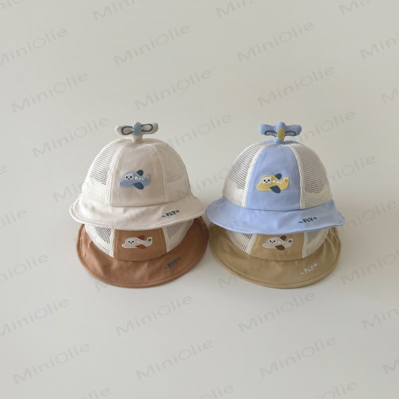 Cappello a secchiello Baby Airplane - image 1