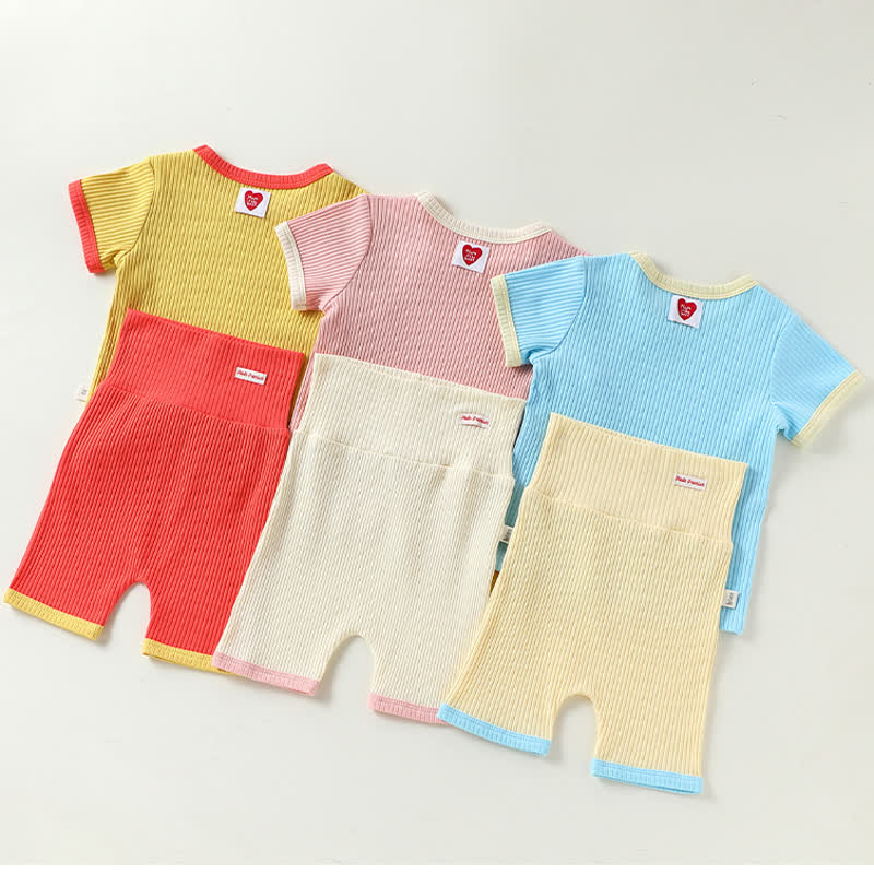 Completo per neonato in maglia a maniche corte - image 7