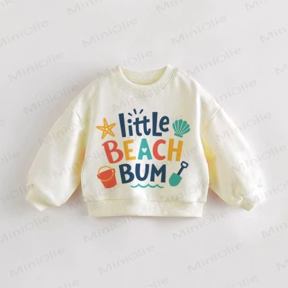 Felpa per neonati e bambini piccoli LITTLE BEACH BUM - Crema - 3-5T - image 1