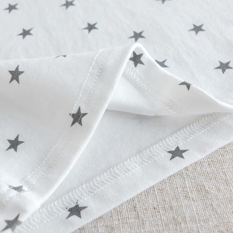 T-shirt casual per neonati con stampa a stelle - image 8