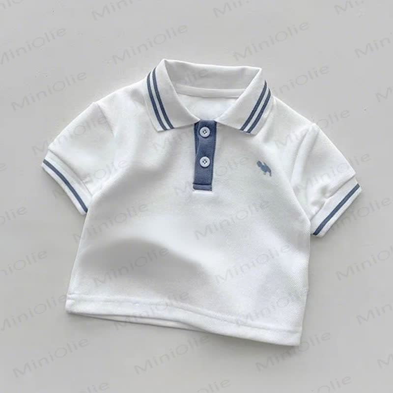Completo da neonato composto da polo e pantaloncini classici, due pezzi. - image 5