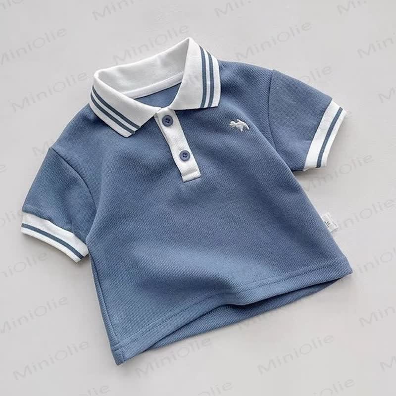 Completo da neonato composto da polo e pantaloncini classici, due pezzi. - image 4