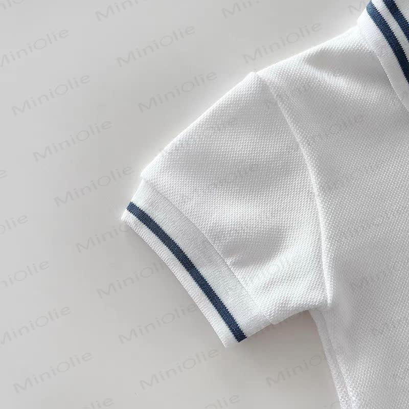 Completo da neonato composto da polo e pantaloncini classici, due pezzi. - image 8