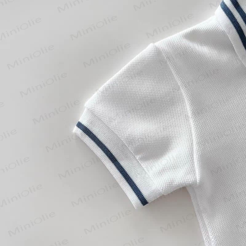 Completo da neonato composto da polo e pantaloncini classici, due pezzi. - image 8