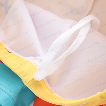 Costume da bagno per bambini, due pezzi, con protezione anti-UV e cuffia, a tema animali dei cartoni animati. - image 9