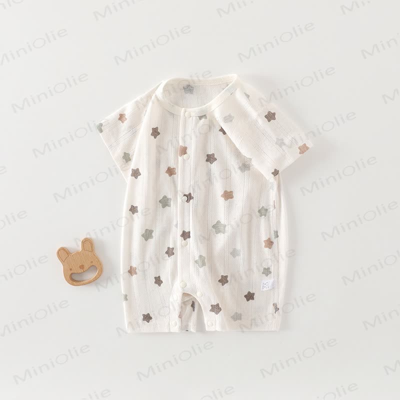 Tutina per neonato in cotone con stampa animalier - Bianco - 18-24 mesi - image 5