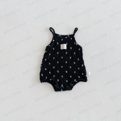 Body in cotone senza maniche con spalline sottili per bambina - image 13