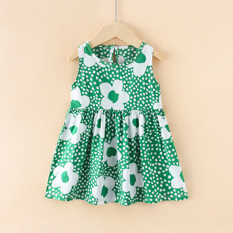Vestito estivo per bambina con stampa floreale/animali - Mobili verdi - 10-11T - image 16