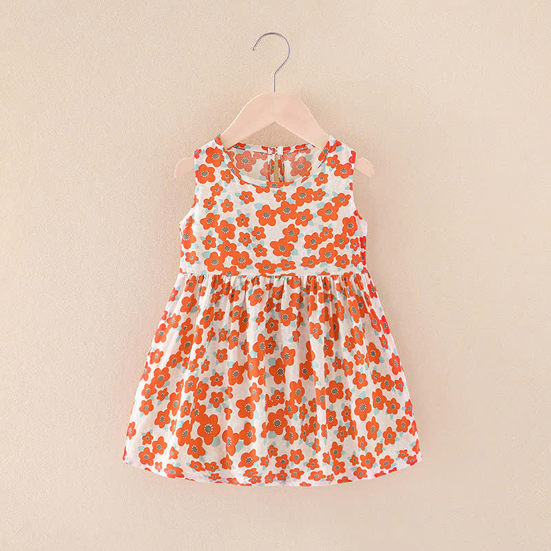 Vestito estivo per bambina con stampa floreale/animali - Fiori d'arancio - 10-11T - image 25