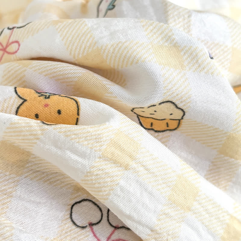 Vestito senza maniche con stampa a fiocco per bambina - image 9