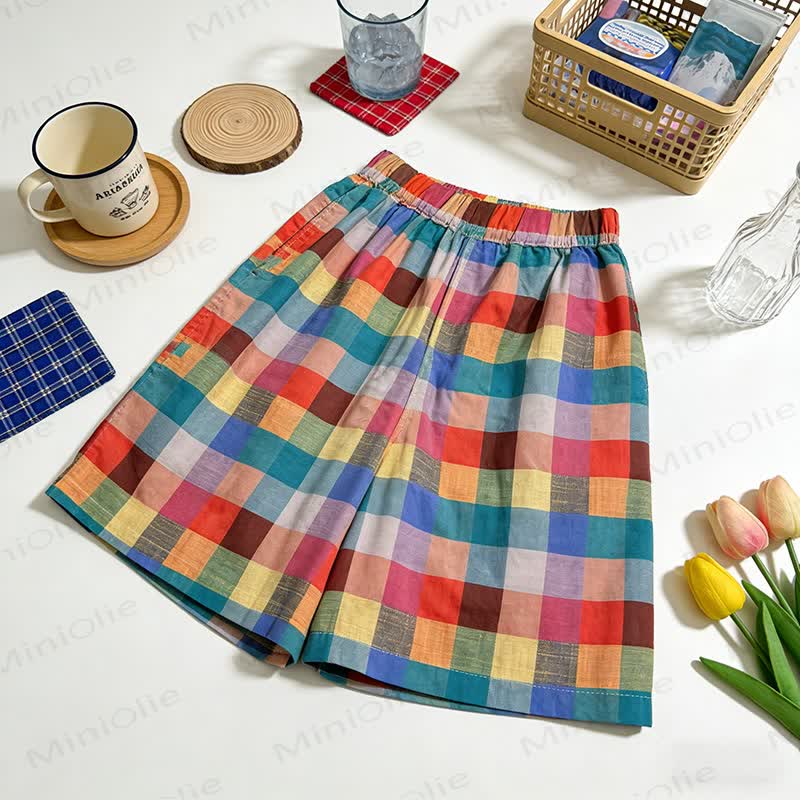 Pantaloni da bambina con elastico in vita - Multicolore - 8-9T - image 7
