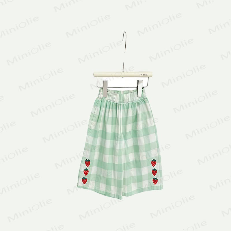 Pantaloni da bambina con elastico in vita - Verde - 8-9T - image 8