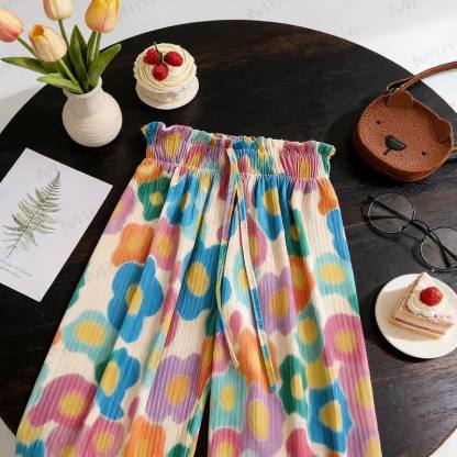Pantaloni a gamba larga per bambine - Beige - 8-9T - image 3