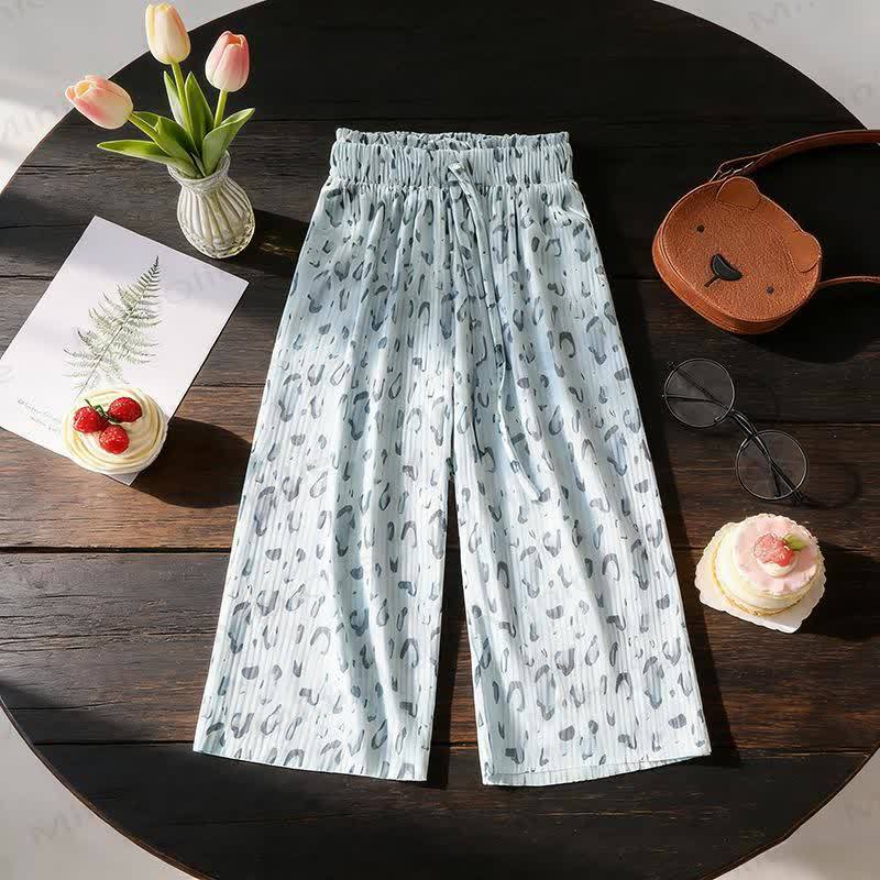 Pantaloni a gamba larga per bambine - Grigio - 8-9T - image 6