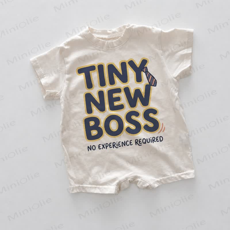 TINY NEW BOSS Pagliaccetto bianco stampato per neonati - Bianco - 18-24 mesi - image 1