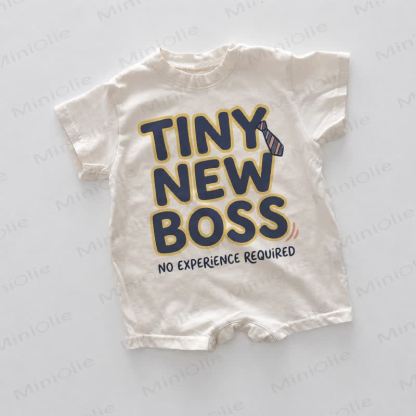 TINY NEW BOSS Pagliaccetto bianco stampato per neonati - Bianco - 18-24 mesi - image 1