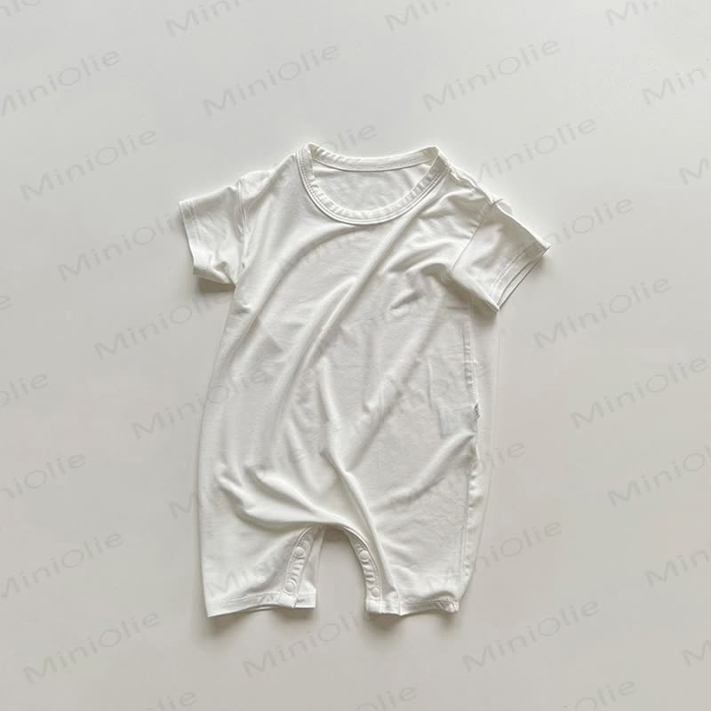 Completo per bambina composto da maglietta e pantaloncini in morbido cotone. - Tutina bianca - 4-5T - image 7