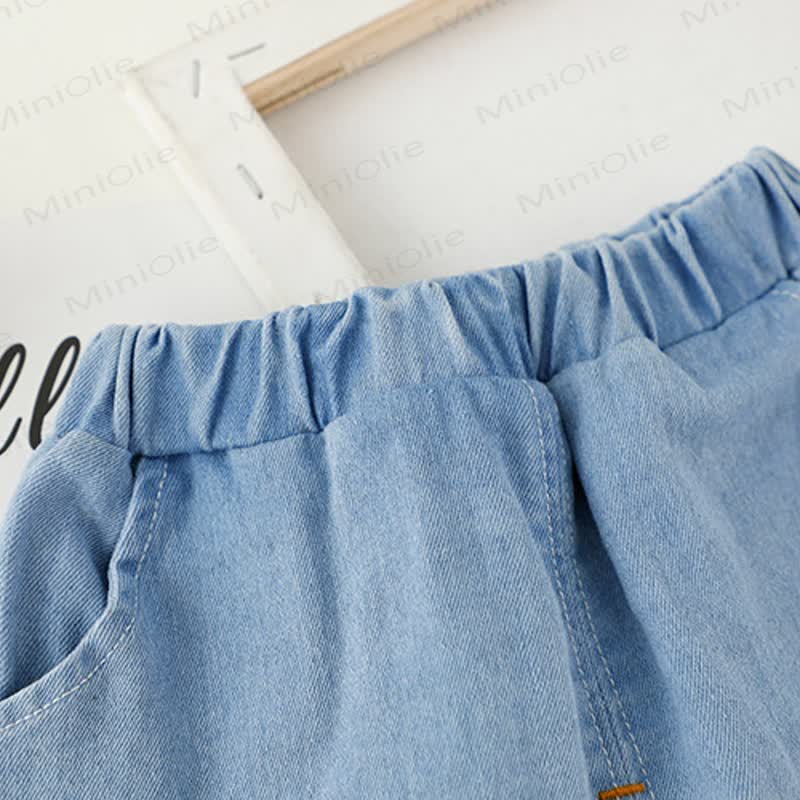 Completo per neonati composto da maglietta e pantaloncini con stampa di cartoni animati. - image 6