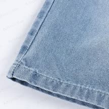 Completo senza maniche in denim blu baby - image 6