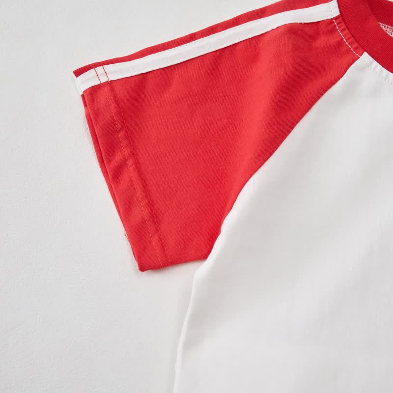 Completo da pallavolo per neonati ACE ACE BABY con maglietta rossa e pantaloncini. - image 3