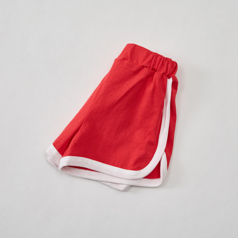 Completo da pallavolo per neonati ACE ACE BABY con maglietta rossa e pantaloncini. - image 5