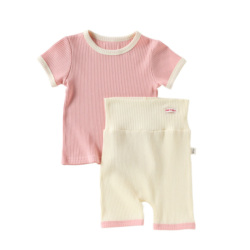 Completo per neonato in maglia a maniche corte - image 3