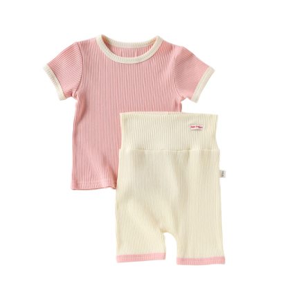 Completo per neonato in maglia a maniche corte - image 3