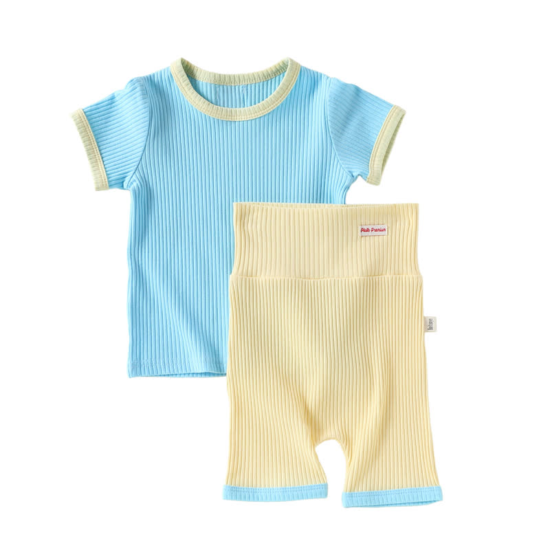 Completo per neonato in maglia a maniche corte - image 5