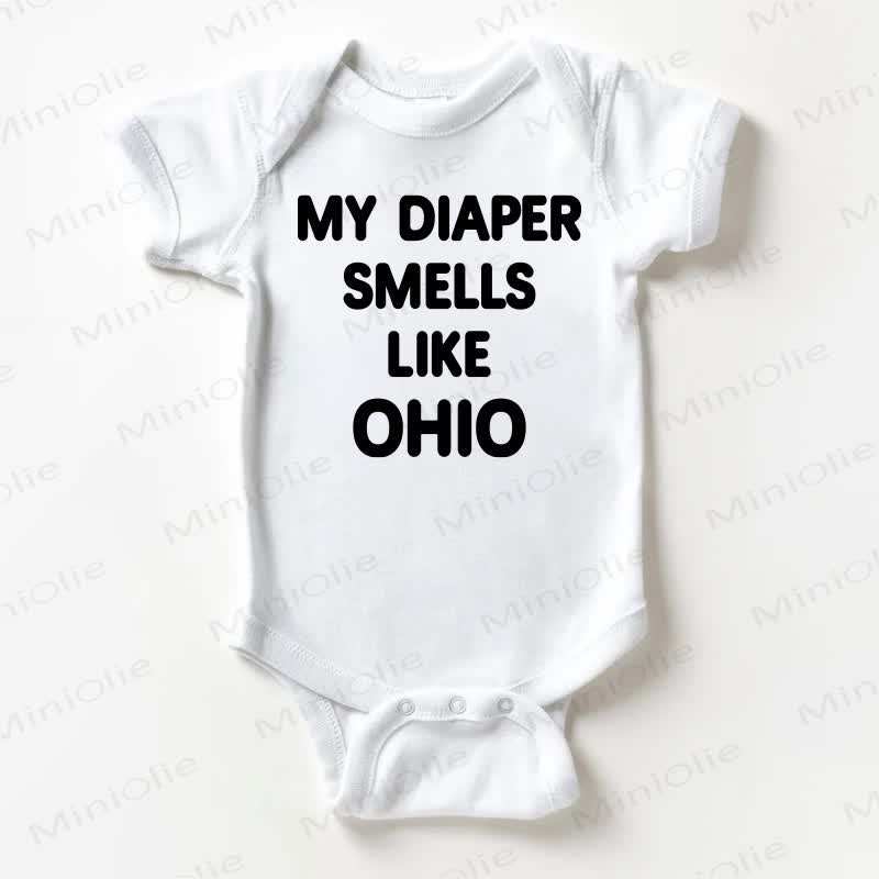 IL MIO PANNOLINO PROFUMA DI OHIO Body bianco per neonati - Bianco - 18-24 mesi - image 1