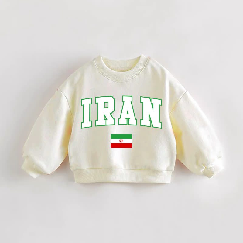 Felpa per neonati e bambini piccoli IRAN - Crema - 3-5T - image 1