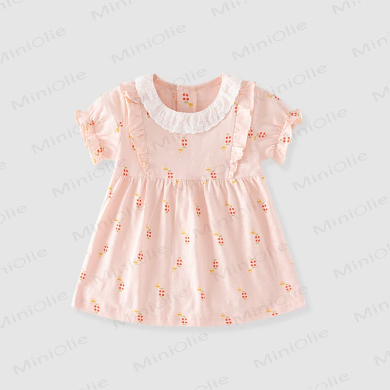 Vestitino estivo a fiori per bambina - Rosa - 3-4 anni - image 2
