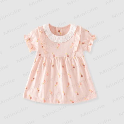 Vestitino estivo a fiori per bambina - Rosa - 3-4 anni - image 2