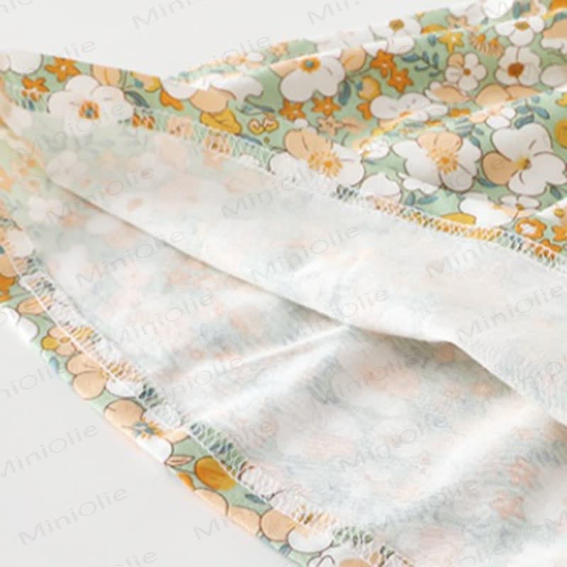 Vestitino o cappellino beige con fiori e fiocco per neonata/bambina - image 8