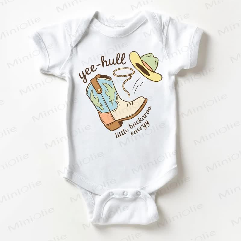 Body bianco per neonati YEE-HULL LITTLE BUCKAROO ENERGY - Bianco - 18-24 mesi - image 1