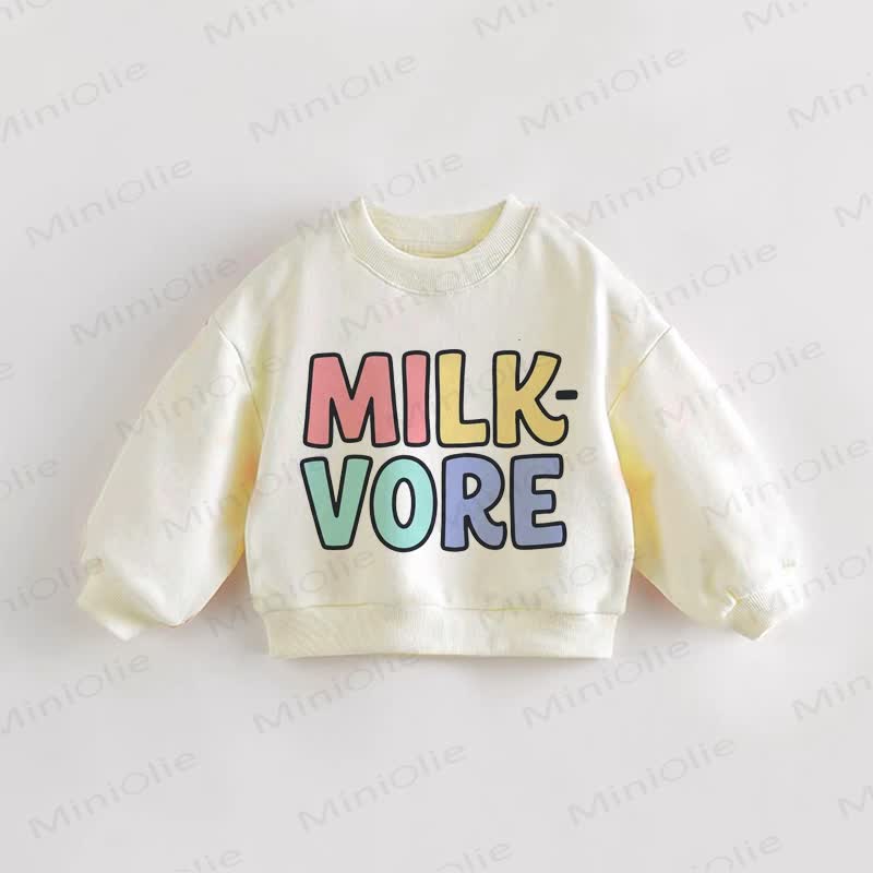 Felpa MILK VORE per neonati - Crema - 3-5T - image 1