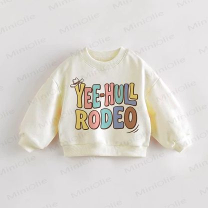 Felpa per neonati e bambini YEE HULL RODEO - Crema - 3-5T - image 1