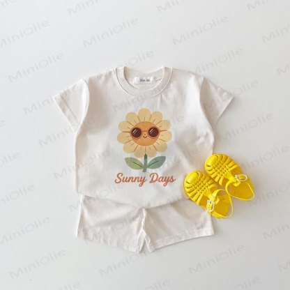 Completo 2 pezzi SUNNY DAYS Baby Flower bianco - Bianco - 18-24 mesi - image 1