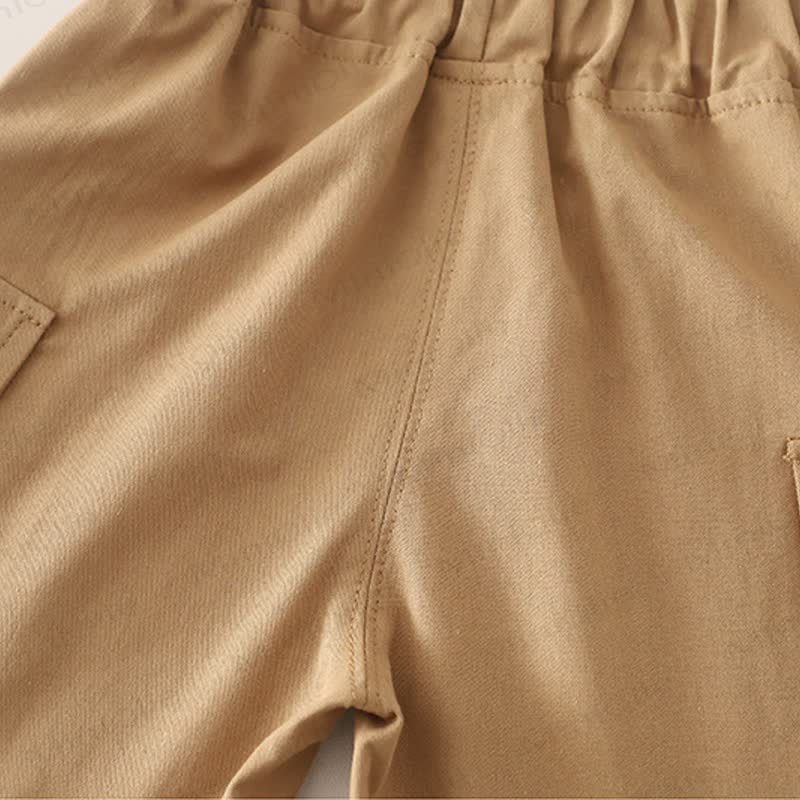 Completo da bambino in cotone con polo e pantaloncini con taschino, collezione Deer Collection. - image 11